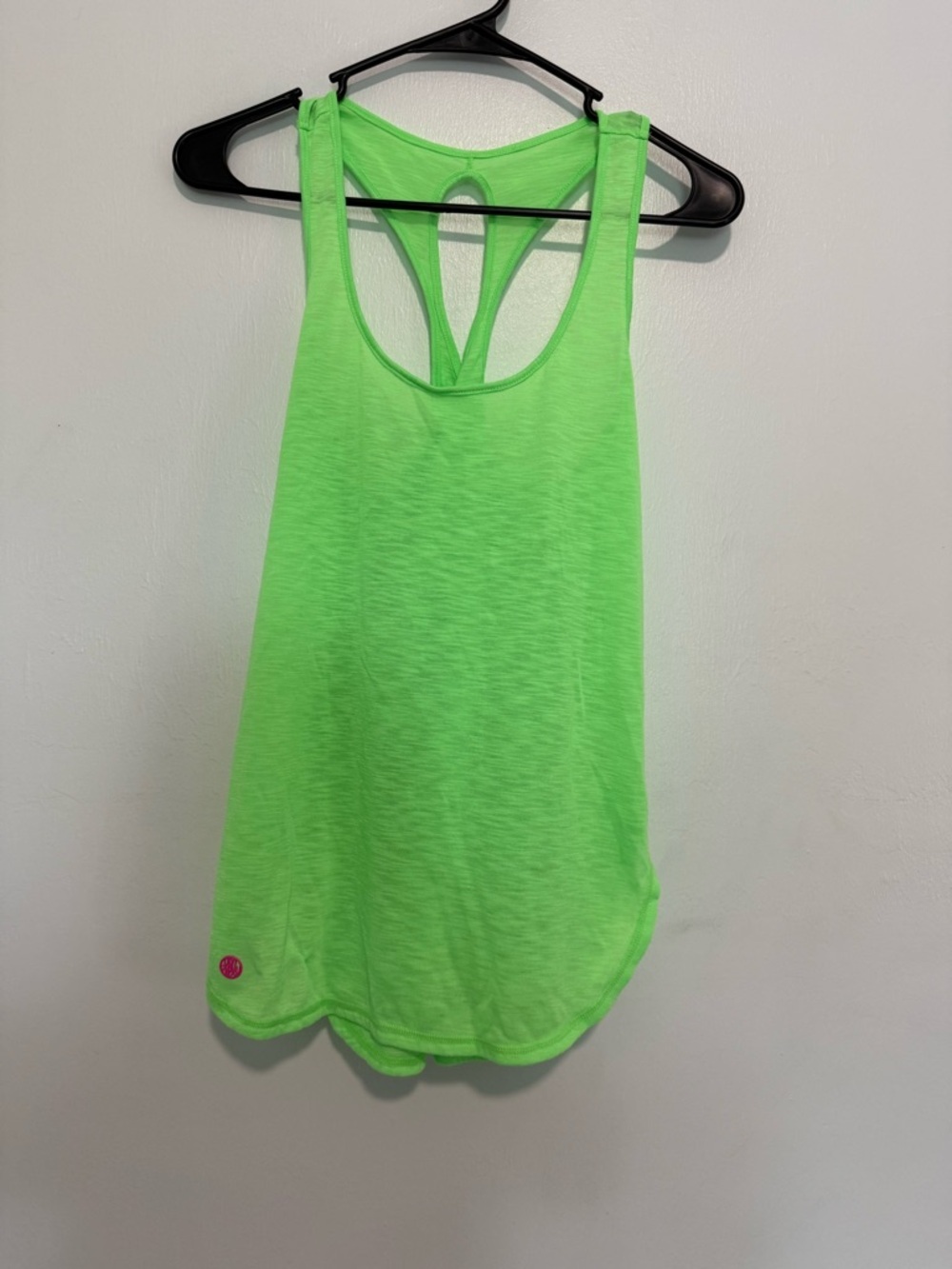 Lilly Pulitzer Neon Green  Crossback  Strap Tank Top Size S